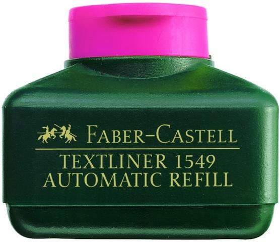 Nachfülltusche Faber Castell 1549 Textliner-Automatic 30ml pink rosa