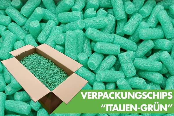 Plastikfreie-Verpackungschips-Biobiene-FSP-aus-Pflanzenstärke-Italien-Grün