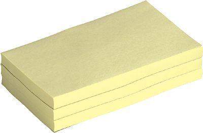 Haftnotizen 102x76mm gelb Block á 100 Blatt