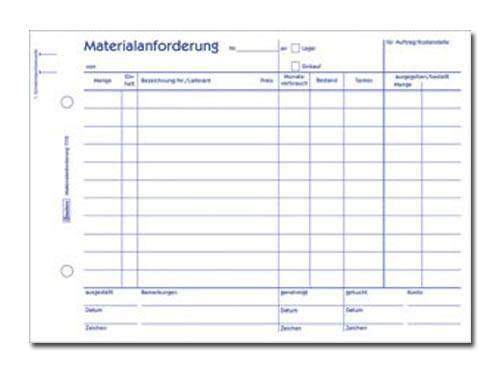 Materialanforderungen Zweckform 1110 A5 quer 2x50 Blatt / 1 St.