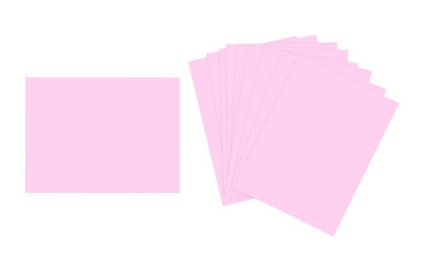 Seidenpapier Rosa Bogen 50x70cm 18g/m² farbecht nassfest Pckg á 10 Bogen Kleinpackung