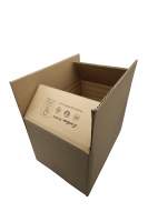 Verpackungsmaterial-Faltkarton-braun-Recyclingkarton-einwellige-Kartonage Verpackungsmaterial-Faltkarton-braun-Recyclingkarton-einwellige-Kartonage