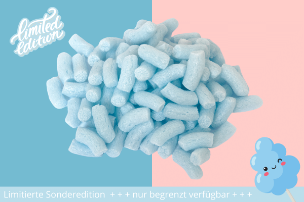 Verpackungschips Zuckerwatte-BLAU