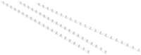 Binderücken Kunststoff 21 Ringe A4 Ø12mm weiß VE=100St Binderücken Kunststoff 21 Ringe A4 Ø12mm weiß VE=100St