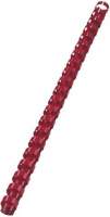 Binderücken Kunststoff 21 Ringe A4 Ø16mm rot VE=100St Binderücken Kunststoff 21 Ringe A4 Ø16mm rot VE=100St