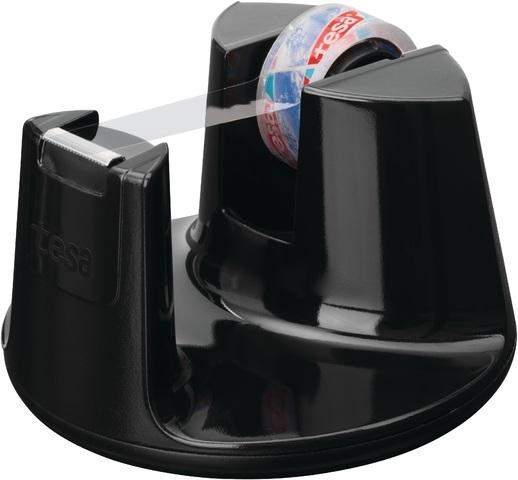Tischabroller Tesa Easy Cut ® Compact schwarz + 1 Rolle Tesafilm