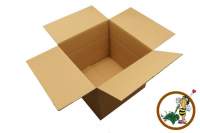 Karton Faltschachtel doppelwellig 470x470x410mm Karton Faltschachtel doppelwellig 470x470x410mm