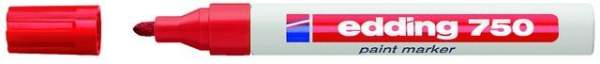 Lackmarker Edding 750 wasserfest rot