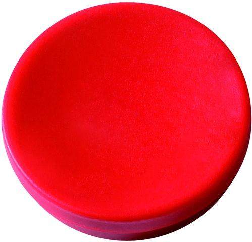 Magnet rund Ø 30mm Haftkraft 0,85kg rot (Pckg. á 10 Stück)