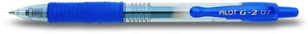 Gelschreiber Pilot G2 Druckmech. 0,4mm blau / 1 St.