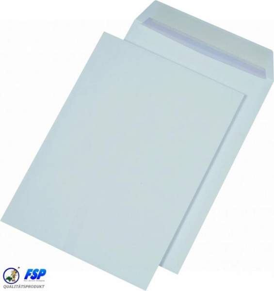 Weiße DIN B4 250x353mm Versandtasche ohne Fenster hk (250 Stück)