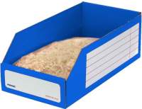 Aufbewahrungsboxen aus Wellpappe 305x150x110 mm blau Pckg. á 20 St Aufbewahrungsboxen aus Wellpappe 305x150x110 mm blau Pckg. á 20 St