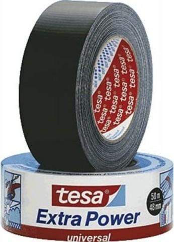 Gewebeband Klebeband Panzerband TESA Extra Power selbstklebend 50mm x 50m  schwarz