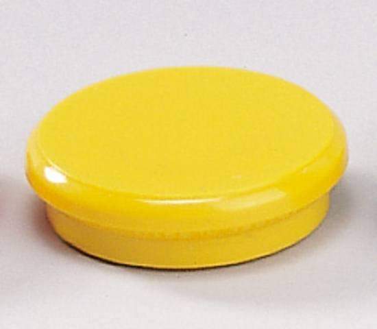 Magnet rund Ø 32mm Haftkraft 800g gelb