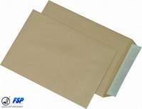 Braune DIN C5 162x229mm Versandtasche ohne Fenster hk (500 Stück)