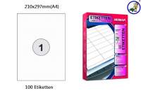 Papier-Etiketten 99,1x139mm Selbstklebe-Label