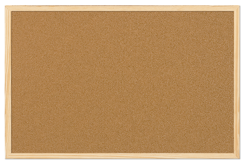 Kork-Pinnwand Mit Leinenbezug & Holzrahmen – 45,7 X 61 Cm, Inkl. 10 Nadeln, Für Notizen, Fotos & Dekoration