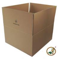 Braune Faltschachteln zweiwellig 55x50x28cm Braune Faltschachteln zweiwellig 55x50x28cm