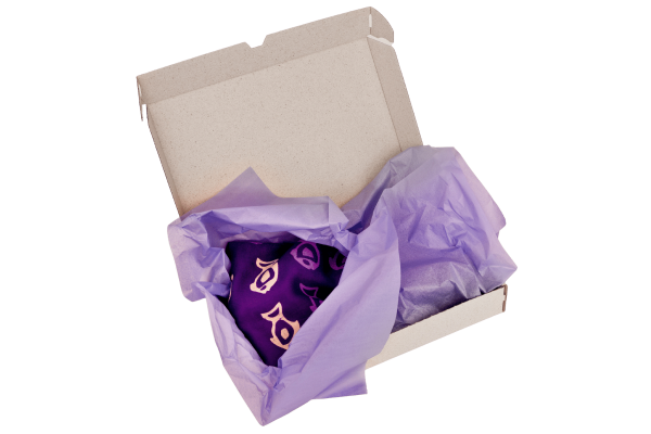 Hell-Lila-farbiges-Seidenpapier