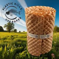 Plastikfreies-Verpackungsmaterial-Papier-Luftposlterfolie-Biobiene-Paper-Bubble-Wrap-30-cm-10-Meter Plastikfreies-Verpackungsmaterial-Papier-Luftposlterfolie-Biobiene-Paper-Bubble-Wrap-30-cm-10-Meter