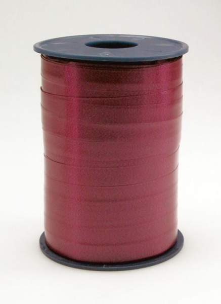 Geschenkband Ringelband 5mmx500m Bordeaux-rot