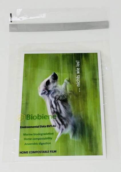 Bio-Folienbeutel kompostierbar 120x170mm A6