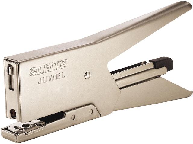 Heftzange Leitz 5549 matt silber für bis zu 40 Blatt