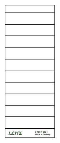Beschriftungsschilder Leitz 1902 60 x 14 mm 3-zeilig weiß 100 Stck.