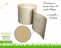 Rollenwellpappe 40 x 70 aus Graspapier Rollenwellpappe 40 x 70 aus Graspapier