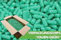 Plastikfreie-Verpackungschips-Biobiene-FSP-aus-Pflanzenstärke-Italien-Grün Plastikfreie-Verpackungschips-Biobiene-FSP-aus-Pflanzenstärke-Italien-Grün