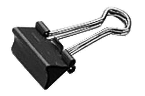 Klemmer Foldback 51mm breit Klemmweite 28mm schwarz VE=12St.