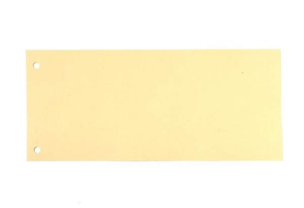 Trennstreifen Trennlaschen 10,5x24cm 170g gelocht beige chamois 100 Stück