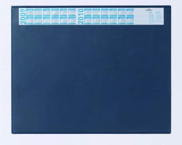 Schreibunterlage 52x65cm blau mit Vollsichtplatte DURABLE