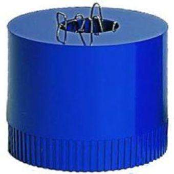 Büroklammerspender arlac® Clip-Boy magnetisch royalblau inklusive Büroklammern