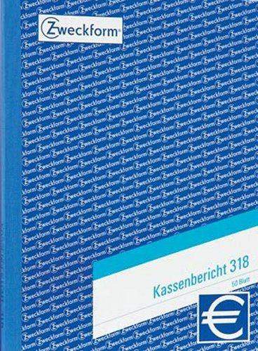 Kassenberichtsblock Zweckform 318 A5 50Bl m. Bestandsrechnung