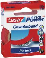 Gewebeband Tesa "Extra Power" 2,75m x 19mm rot Gewebeband Tesa "Extra Power" 2,75m x 19mm rot