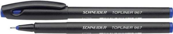 Fineliner Schneider TOPLINER 967 mit Kappe 0,4mm blau 1 St.