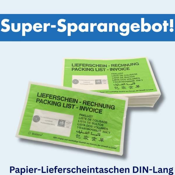 Nachhaltige-Verpackungsmittel-Grüne-Lieferscheintaschen-DIN-Lang-aus-Papier