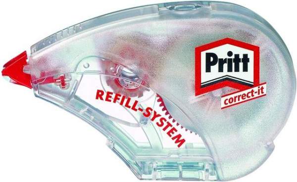 Korrekturroller Pritt 4,2mmx14m 1zeilig permanent weiß