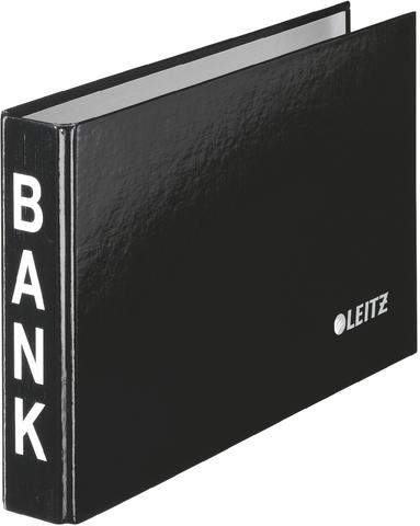 Bankordner LEITZ Ringbuch Bank 2-Ring-Mechanik Ring-Ø 20 mm schwarz