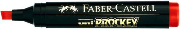 Universalmarker Uni Prockey Ksp. 3-6mm wasserfest rot Faber Castell