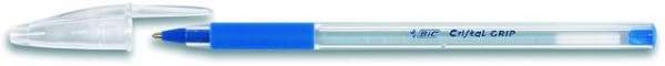Kugelschreiber Bic-Cristal® mit Clip M blau / 12 Stück