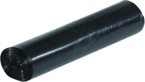 Mülltüten 700x1100mm LDPE 0,035mm Folie schwarz 120l Rolle á 25 Stück, Müllbeutel & Eimer, Hygieneartikel, Betriebsausstattung, Betriebsausstattung & Lagerausstattung