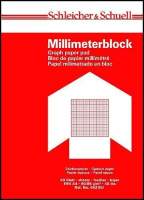 Millimeterpapier DIN A4 50 Blatt 80g/m² weiß Druck rot (1 Block Millimeterpapier DIN A4 50 Blatt 80g/m² weiß Druck rot (1 Block