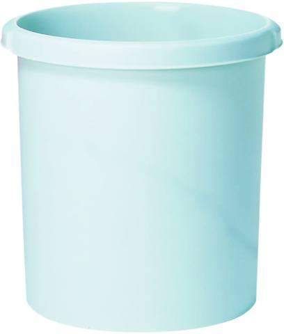 Papierkorb HAN Mülleimer PP 30 Liter rund lichtgrau
