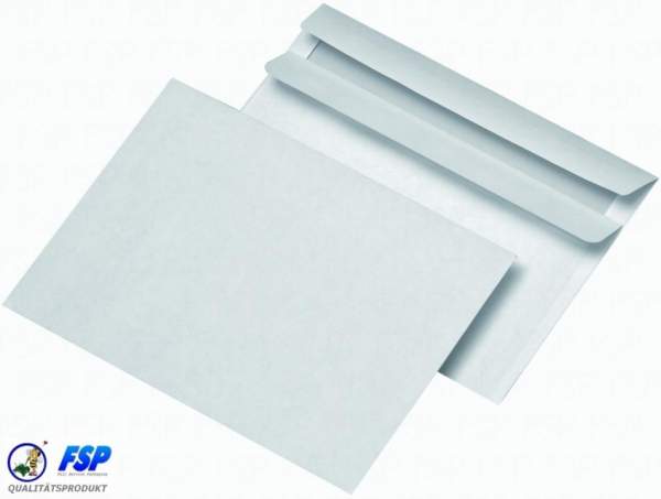 Weißer DIN C6 114x162mm Briefumschlag ohne Fenster sk (1000 Stück)