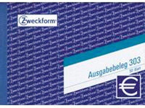 Ausgabebeleg Zweckform 303 A6 quer 50 Blatt / 1 Block