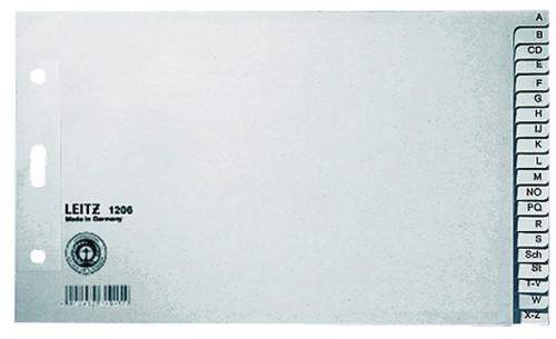 Register Leitz 1206 A-Z A5 quer Papier 20 Blatt grau (1 St.)