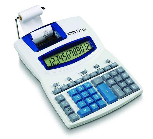 Tischrechner ibico® 1221X Netzanschluss druckend 12stellig / 1 St.