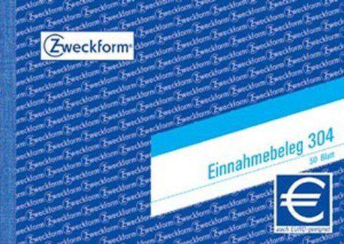 Einnahmebeleg Zweckform 304 DIN A6 quer 50 Blatt / 1 St.